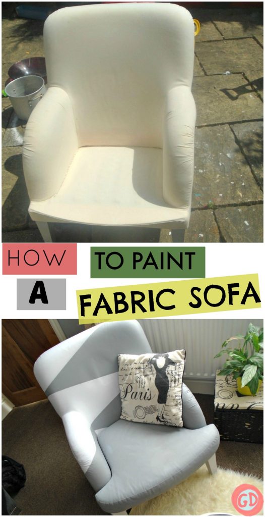 How to Paint a Fabric Sofa Project image