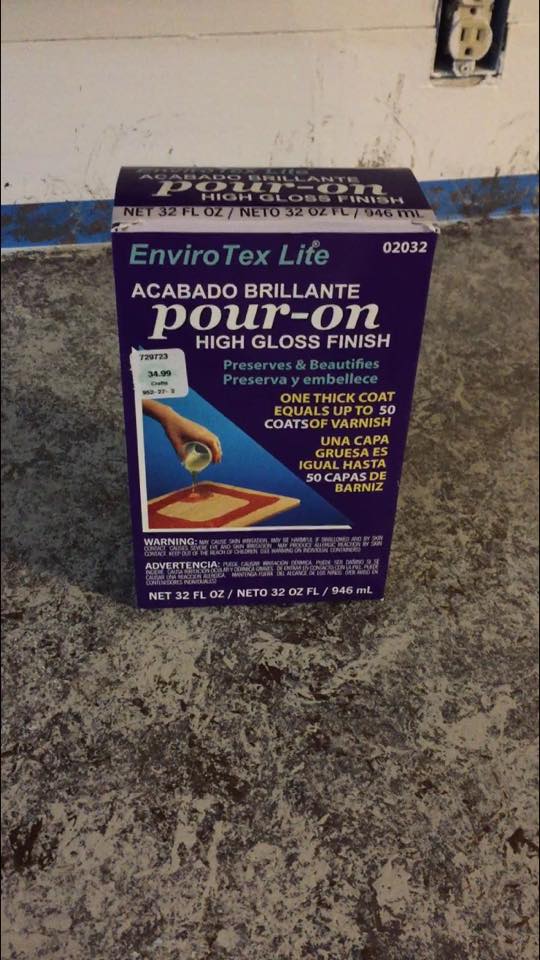 Image of box of EnviroTex Life Pour-on High Gloss Finish