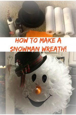 Snow Man Wreath