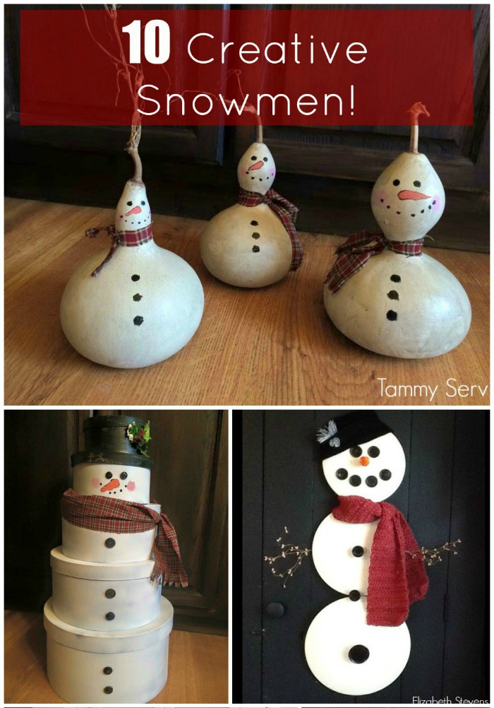 10 Creative Ways To Make A Snowman
