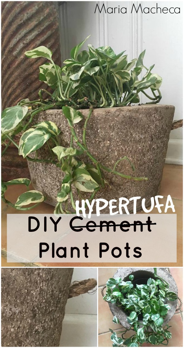 DIY Hypertufa Plant Pots