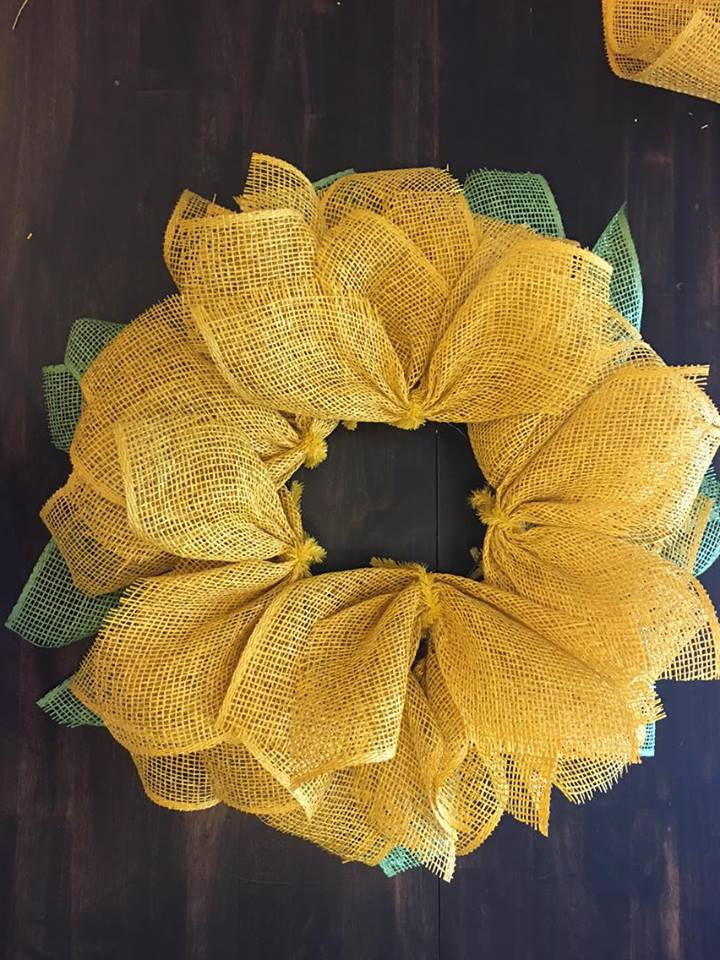 Sunflower Wreath Tutorial