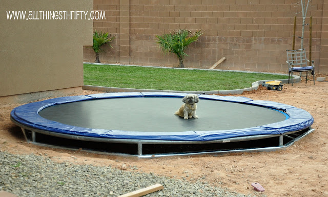 DIY inground trampoline instructions