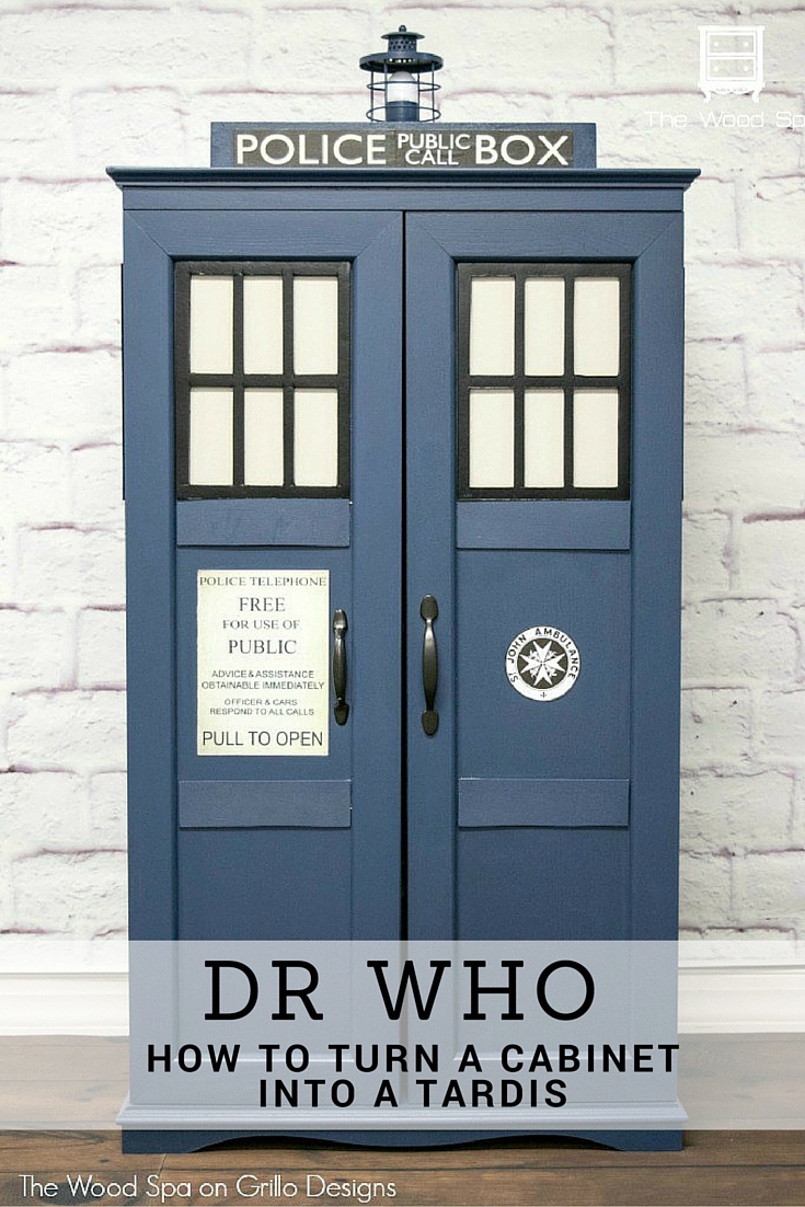 How To Turn A Cabinet into A Dr Who Tardis