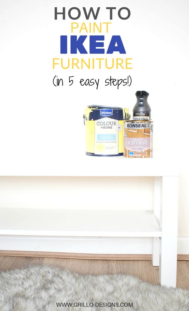 How To Paint IKEA Furniture (in 5 easy steps) • Grillo Designs
