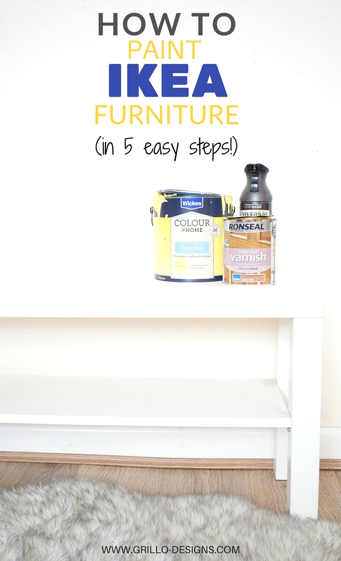 KEA furniture can be tricky to paint at times, but if done the right way, can make such a huge difference! Here are my steps on how to paint IKEA furniture.