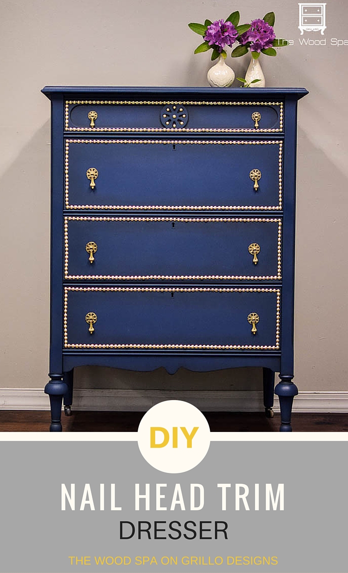 Another painted dresser makeover similar to the ombre dresser / Grillo Designs www.grillo-designs.com