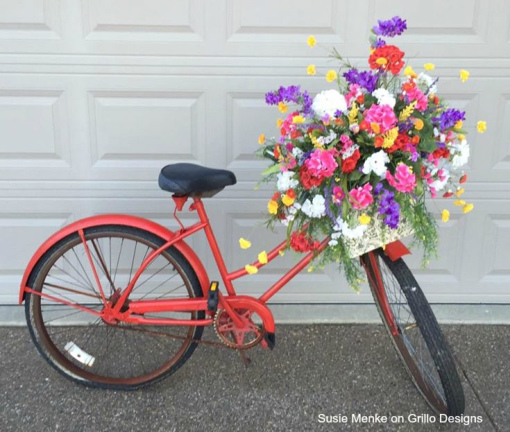 planter ideas using an old bike / grillo designs