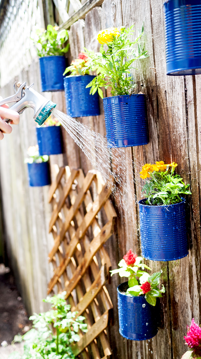 clever planter ideas from tinned cans / grillo designs