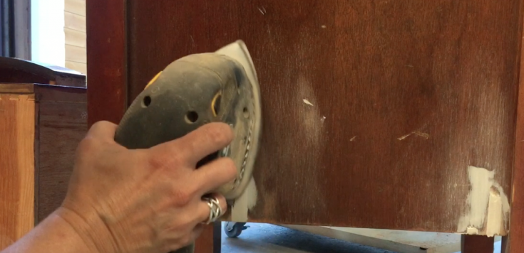 repair damaged veneer sander