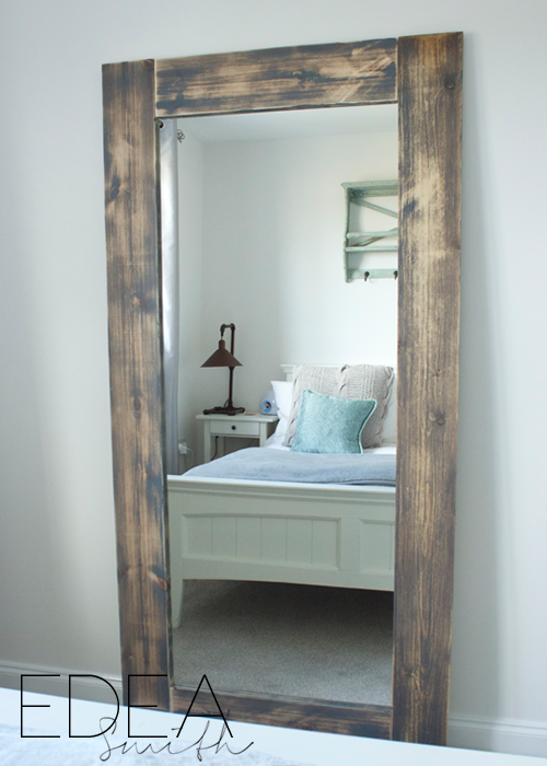 add fixer upper style to the IKEA STAVA mirror with this great ikea hack