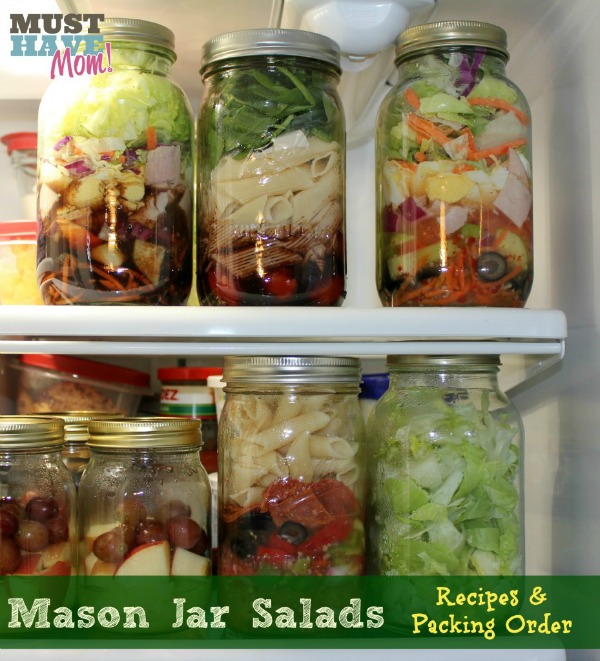 mason jars save space when organizing your fridge / grillo designs www.grillo-designs.com