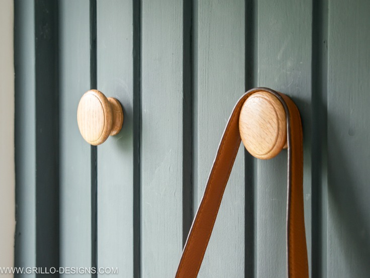 Wall hooks in the wall use as a coat rack / Grillo Designs www.grillo-designs.com