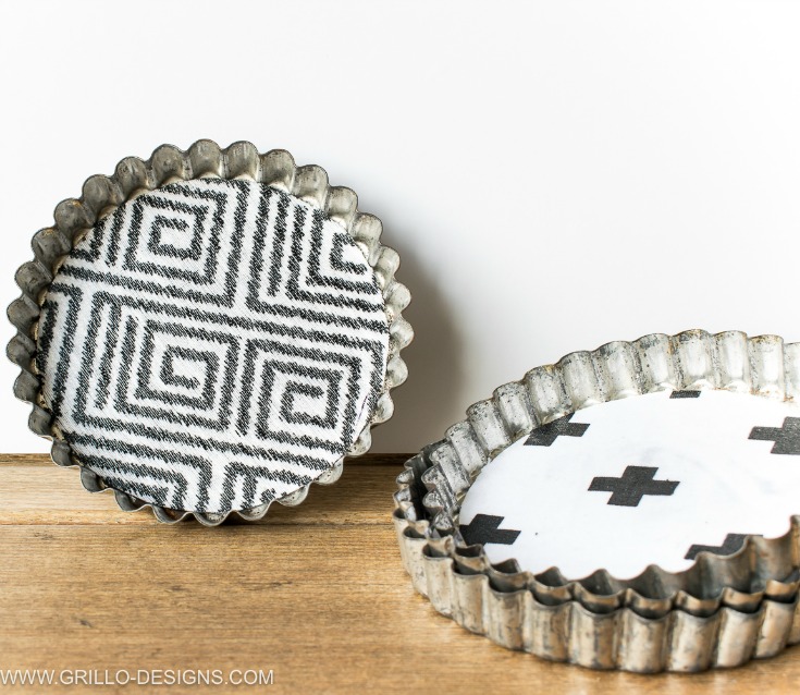 how to make coasters that are industrial and rustic / grillo designs www.grillo-designs.com