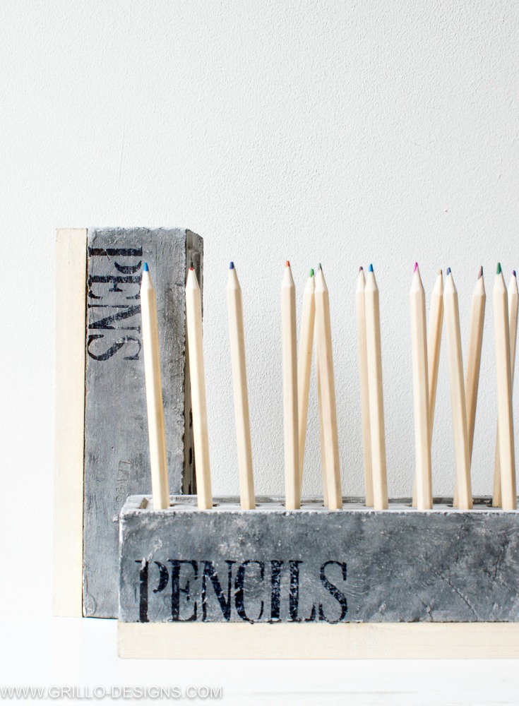 Make A DIY Pencil Holder – From Bricks!