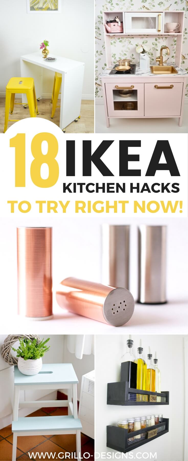 18 Simple IKEA Kitchen Hacks   Grillo Designs