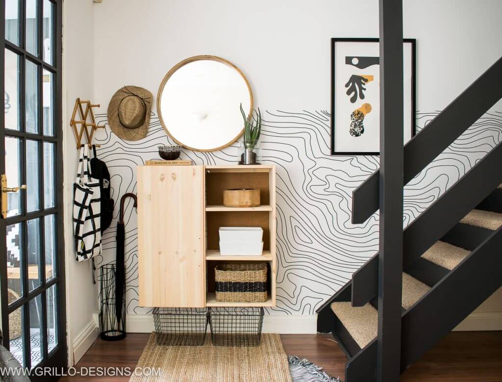 Entrance and Stairs Makeover (for small space dwellers) • Grillo Designs