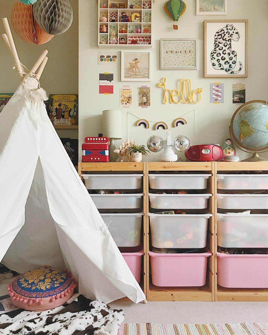 9 CREATIVE IKEA TROFAST HACKS FOR KIDS BEDROOMS • Grillo Designs