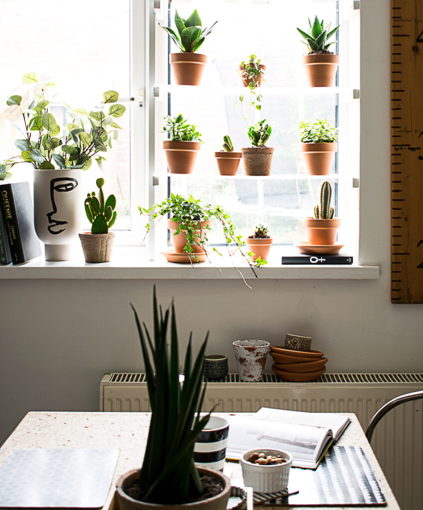 DIY Floating Window Plant Shelf Tutorial • Grillo Designs