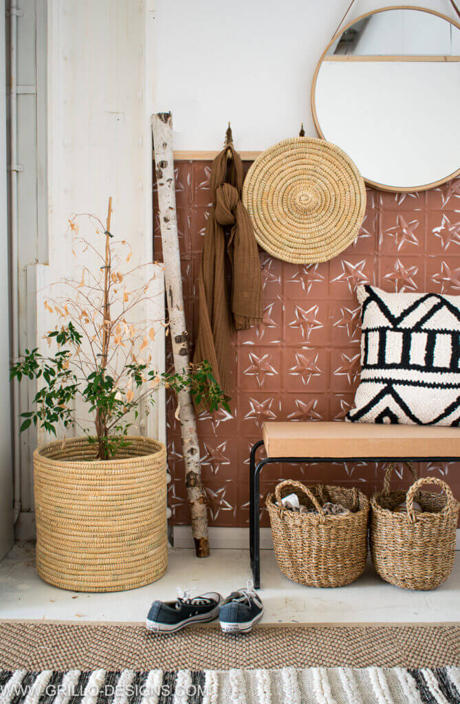 How to Paint Tin Tiles (and create a faux tile feature wall) • Grillo
